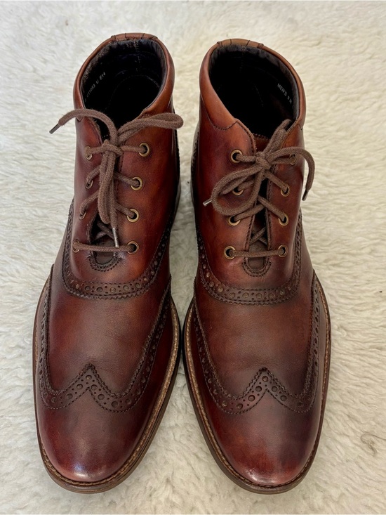 Cole Haan Liam C11053 Men\'s Brown Leather Wingtip Lace-Up Chukka Boots size 9 M main image 8